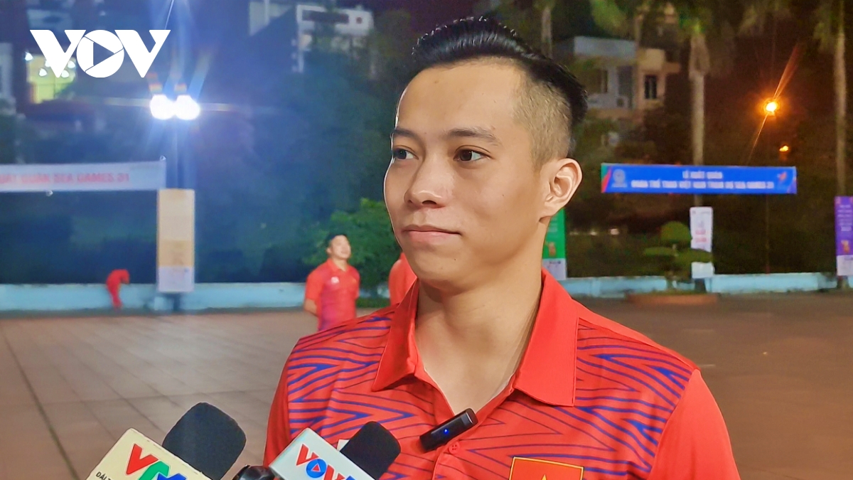 “Hot boy” TDDC Lê Thanh Tùng phấn khích và quyết tâm cao độ ở SEA Games 31